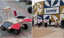 Güneş enerjili minyatür araçlar İzmir'de ilgi gördü