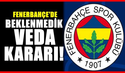 Fenerbahçe'de veda! Yönetimle görüştü ''Benden Bu Kadar''