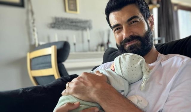 "Bir Zamanlar Çukurova" dizisi ile ünlenen Murat Ünalmış baba  oldu ve bebeğini kucağına aldı