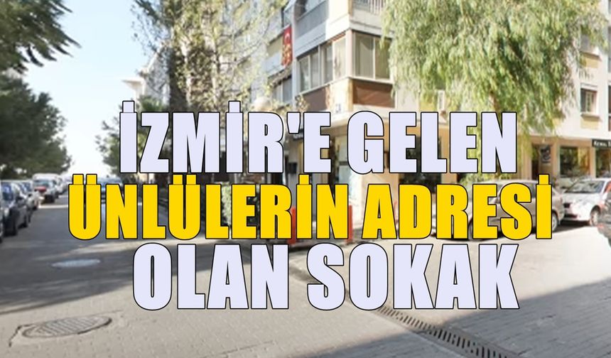İzmir'e gelenlerin hayran kaldığı sokak! Ayrılmayı hiç istemiyorlar